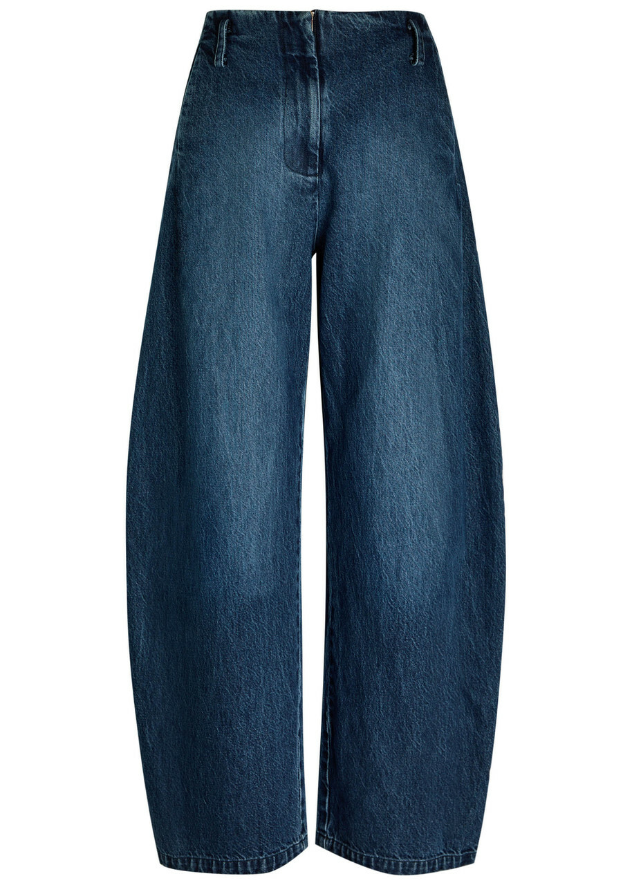 Esse Studios Meki Cocoon Barrel-leg Jeans Blue