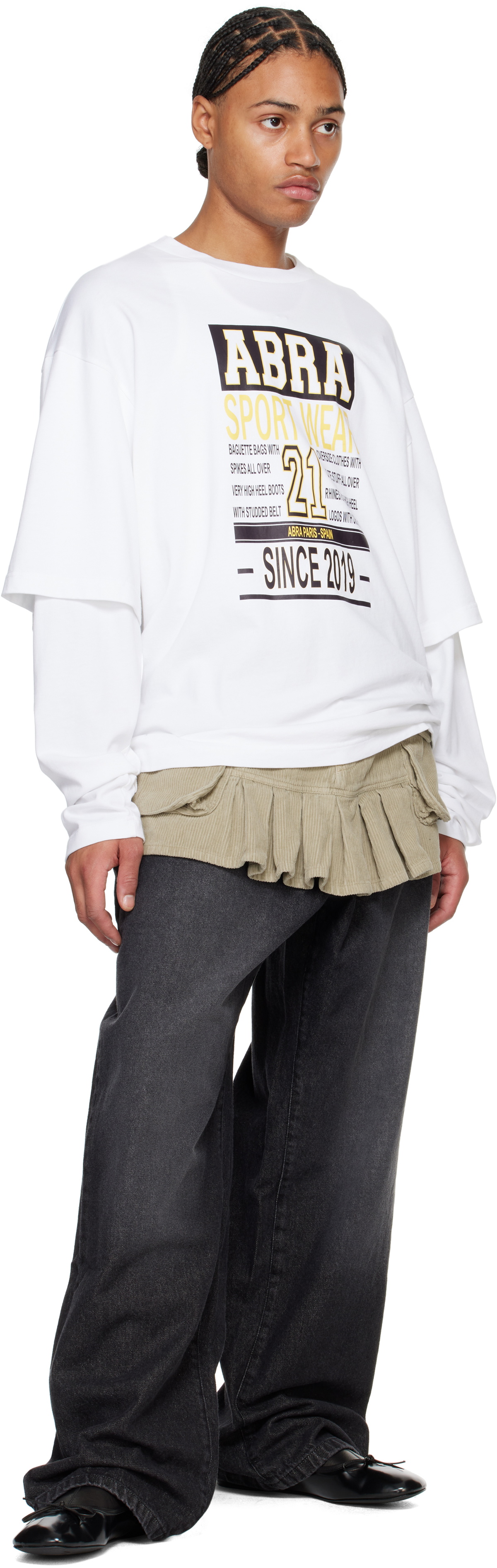 ABRA White Double 'Since 2019' T-shirt