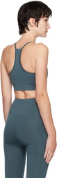 Girlfriend Collective Blue Colette Sport Bra