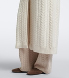 Arch4 Bond Street cable-knit cashmere long cardigan