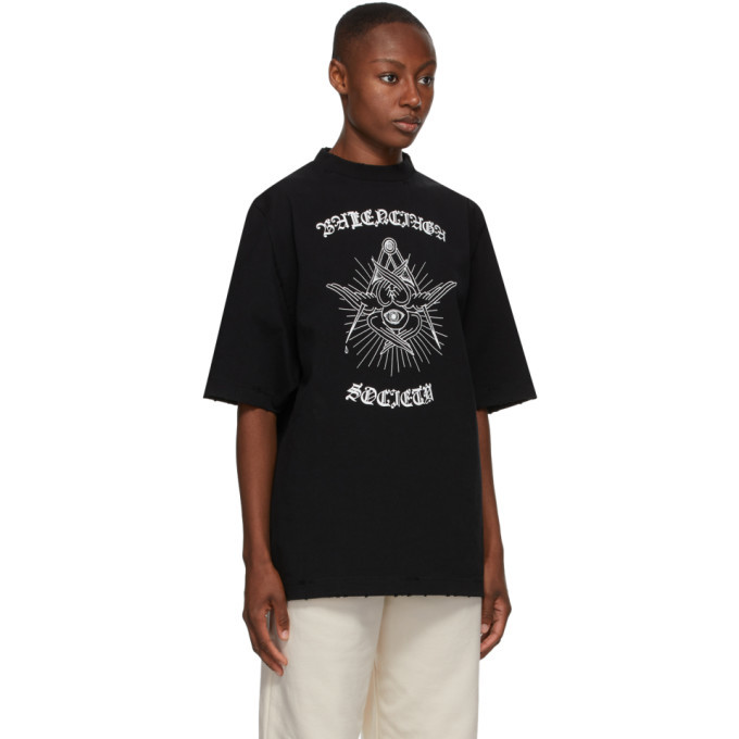 Balenciaga Black Gothic T-Shirt