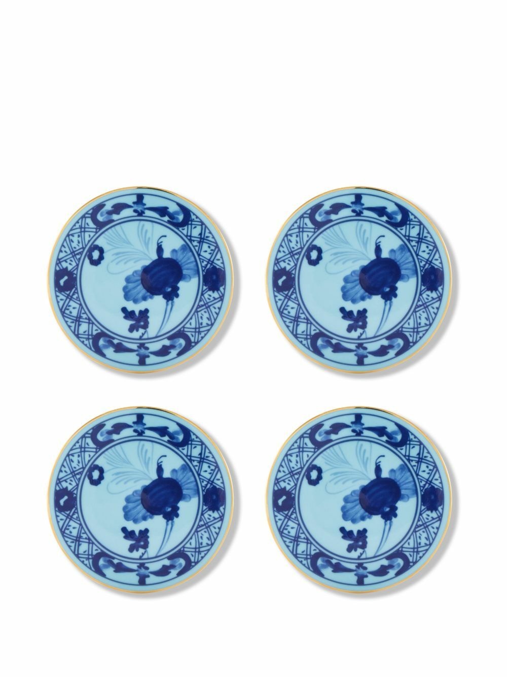 GINORI 1735 Oriente Italiano Coasters (set Of Four)