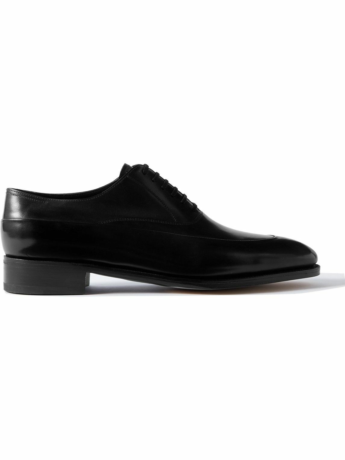 Photo: John Lobb - Edge Leather Oxford Shoes - Black