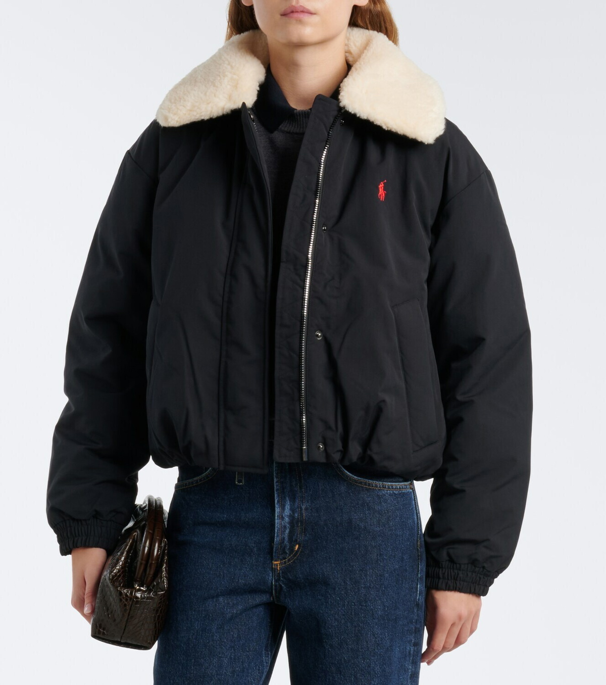 Polo Ralph Lauren Teddy-trimmed blouson jacket