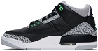 Nike Jordan Black Air Jordan 3 Retro Sneakers