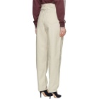 Isabel Marant Etoile White Oversize Corsy Jeans