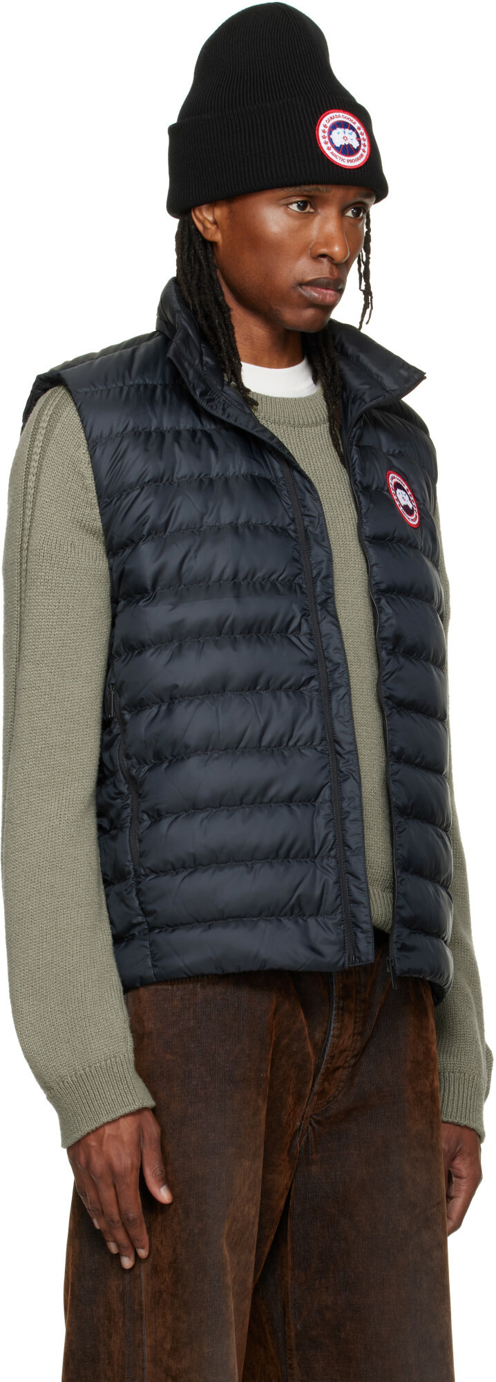 Canada Goose Black Stratus Down Vest