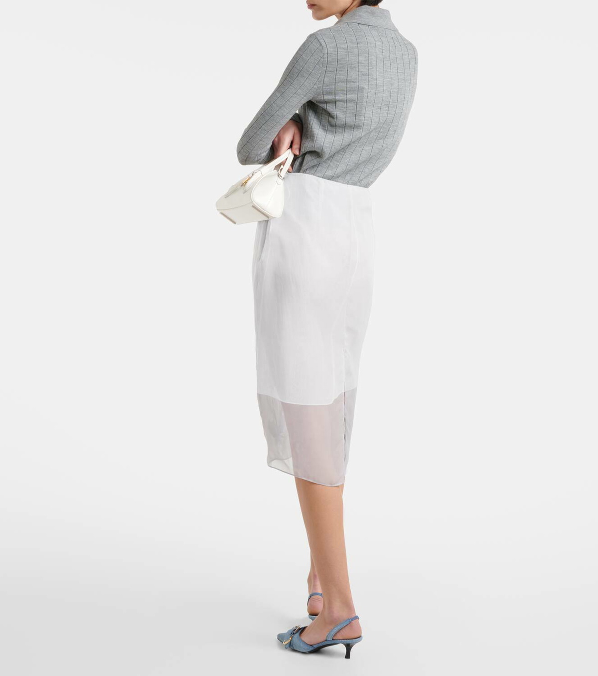 スカート Givenchy Skirt Givenchy 4G Liquid-detail Wool Skirt | Black | FARFETCH