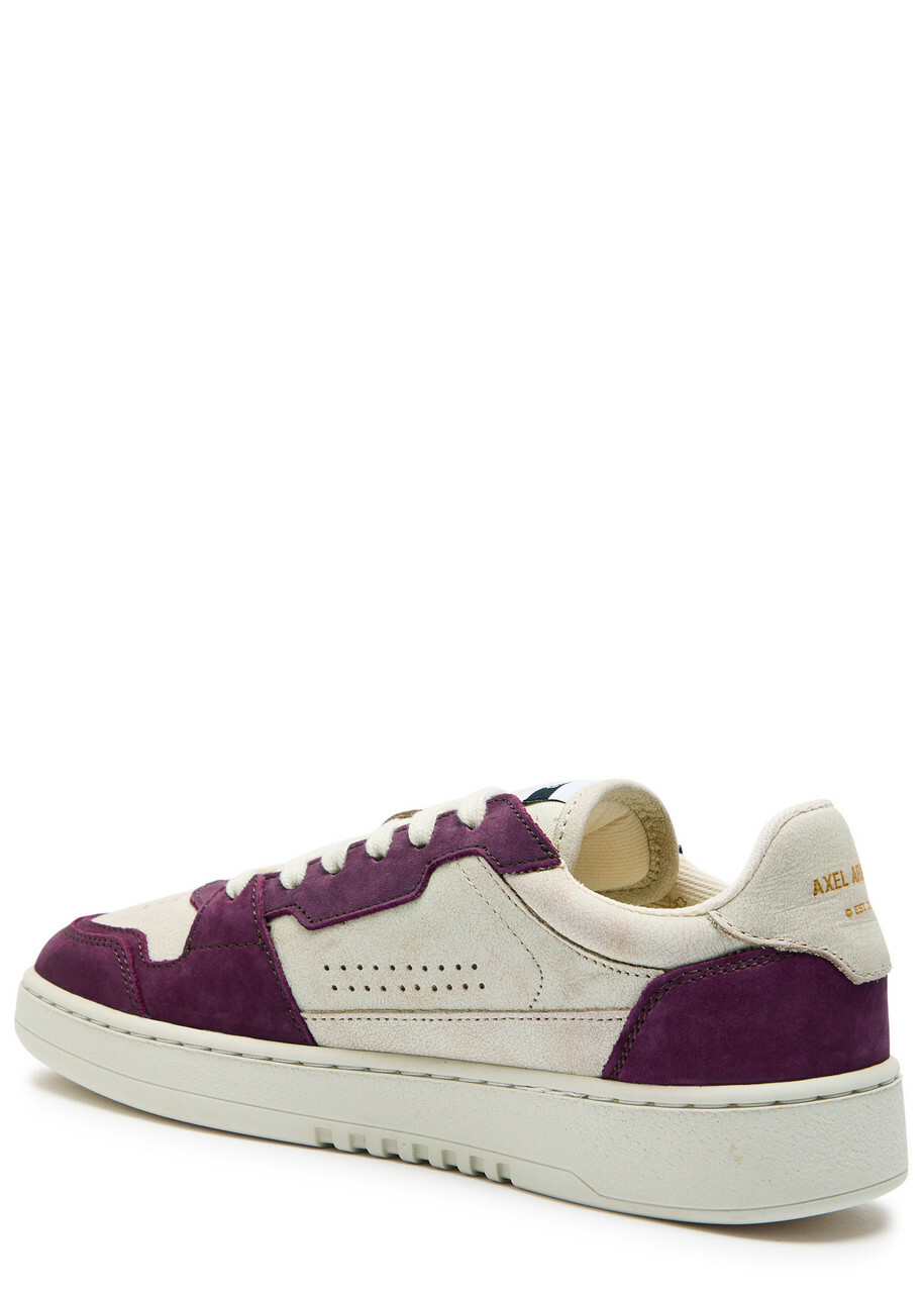 Axel Arigato Dice Lo Panelled Suede Sneakers Beige