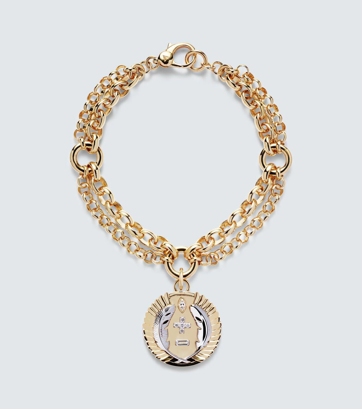 FoundRae Vivacity 18kt gold bracelet with diamonds