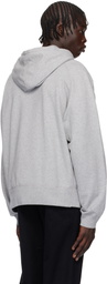 Reigning Champ Gray Midweight Terry Relaxed Hoodie