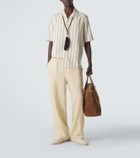 Le Kasha Linen straight pants