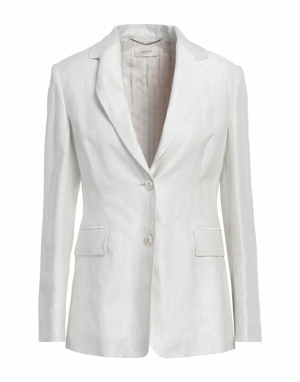 Agnona Womens Blazer in Beige