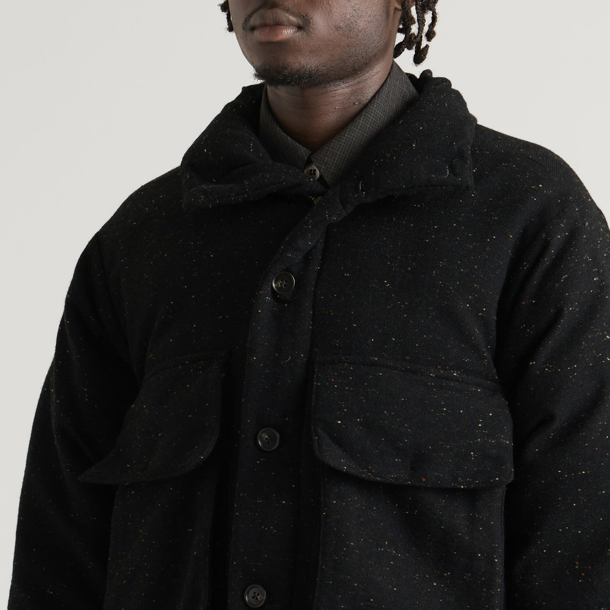 Gander Men's Down Peveril Jacket in Black