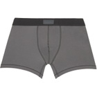 SKIMS Three-Pack Gray SKIMS Cotton 3 Boxer Briefs