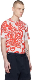 Dries Van Noten Off-White Floral T-Shirt