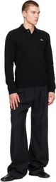 Lacoste Black Cashmere Polo