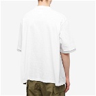 Sacai Men's Sport Mix T-Shirt in White