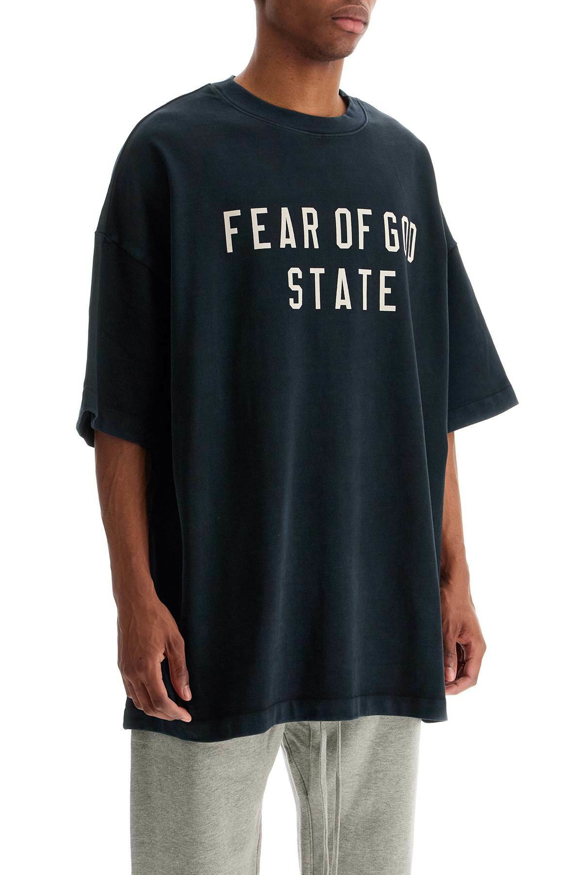 国内発送【FEAR OF GOD ESSENTIALS】HEAVY CREWNECK TEE Heavy Crewneck Tee - Black | Fear of God ESSENTIALS | Fear