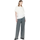 MM6 Maison Margiela Off-White Label Cotton Jersey T-shirt