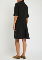 Vince Lyocell-blend Mini Dress Black