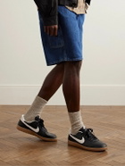 Nike - Field General 82 SP Suede-Trimmed Perforated-Leather Sneakers - Black