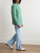 Séfr - Haru Alpaca-Blend Mock-Neck Sweater - Green