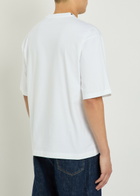 Dolce & Gabbana Logo-appliquéd Cotton T-shirt White