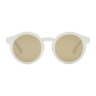Loewe White Round Padded Sunglasses