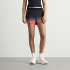 Nike Women's Arswft 3in Shorts in Black/Bright Crimson/Metallic Silver