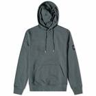 Calvin Klein Men's Monogram Sleeve Badge Hoody in Dark Green