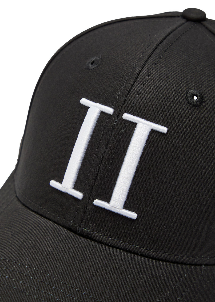 Les Deux Encore Logo-embroidered Cotton cap - Black - One Size