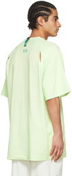 Y-3 Green Cotton T-Shirt