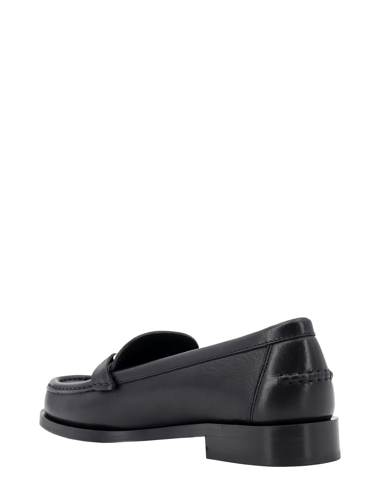 Ferragamo Leather Loafer With Iconic Gancini Detail
