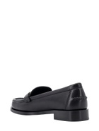 Ferragamo Leather Loafer With Iconic Gancini Detail