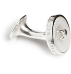 Turnbull & Asser - Button Silver Mother-of-Pearl Cufflinks - White