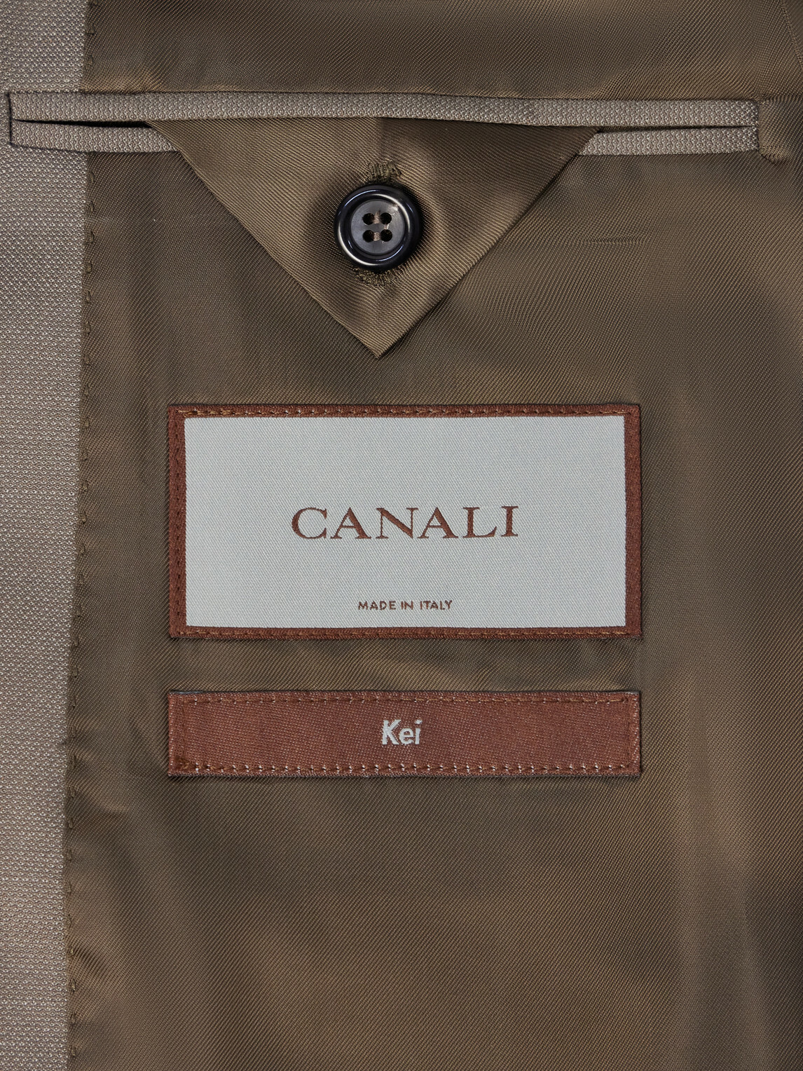 Canali - Kei Wool Suit Jacket - Brown