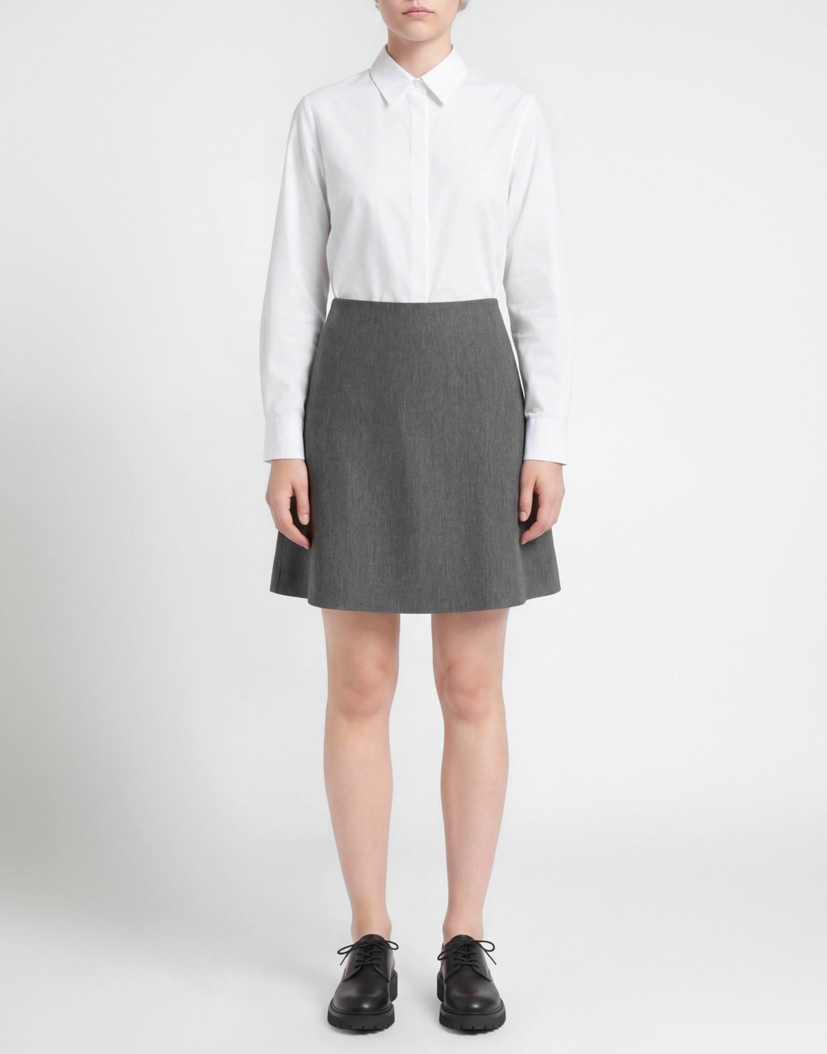 Roberto Collina Womens Mini skirt in Charcoal