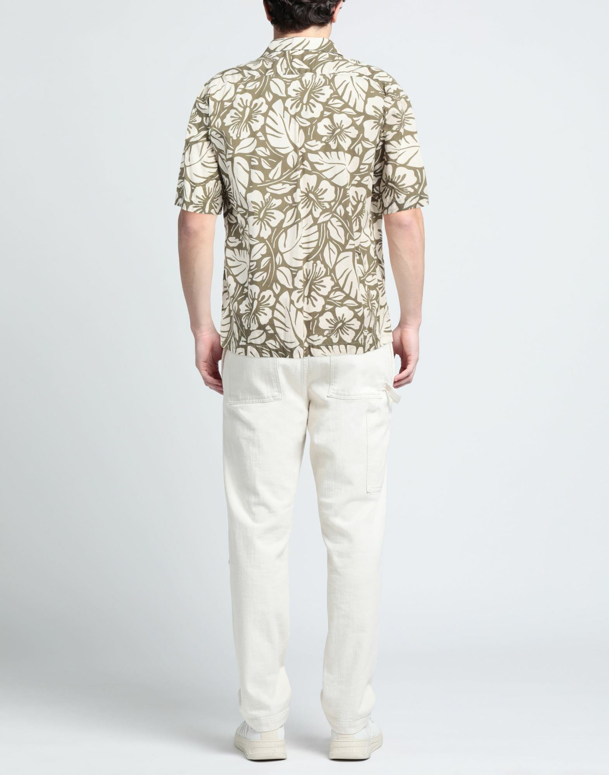 Lardini Mens Shirt Military in Green