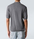 Saint Laurent Cassandre wool polo shirt
