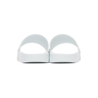 Givenchy White Logo Flat Sandals