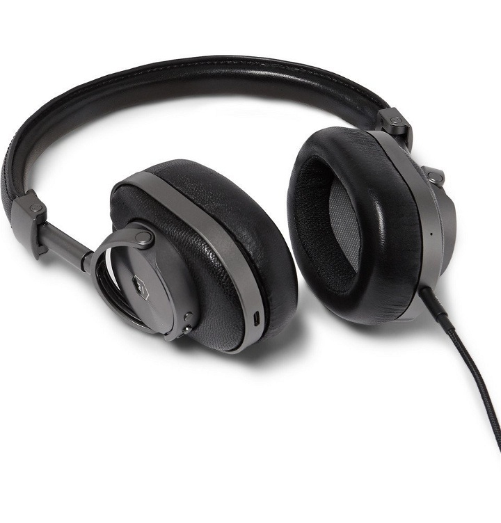 Photo: Master & Dynamic - MW60 Leather Wireless Over-Ear Headphones - Men - Black