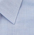 Ermenegildo Zegna - Slim-Fit Linen and Cotton-Blend Shirt - Blue