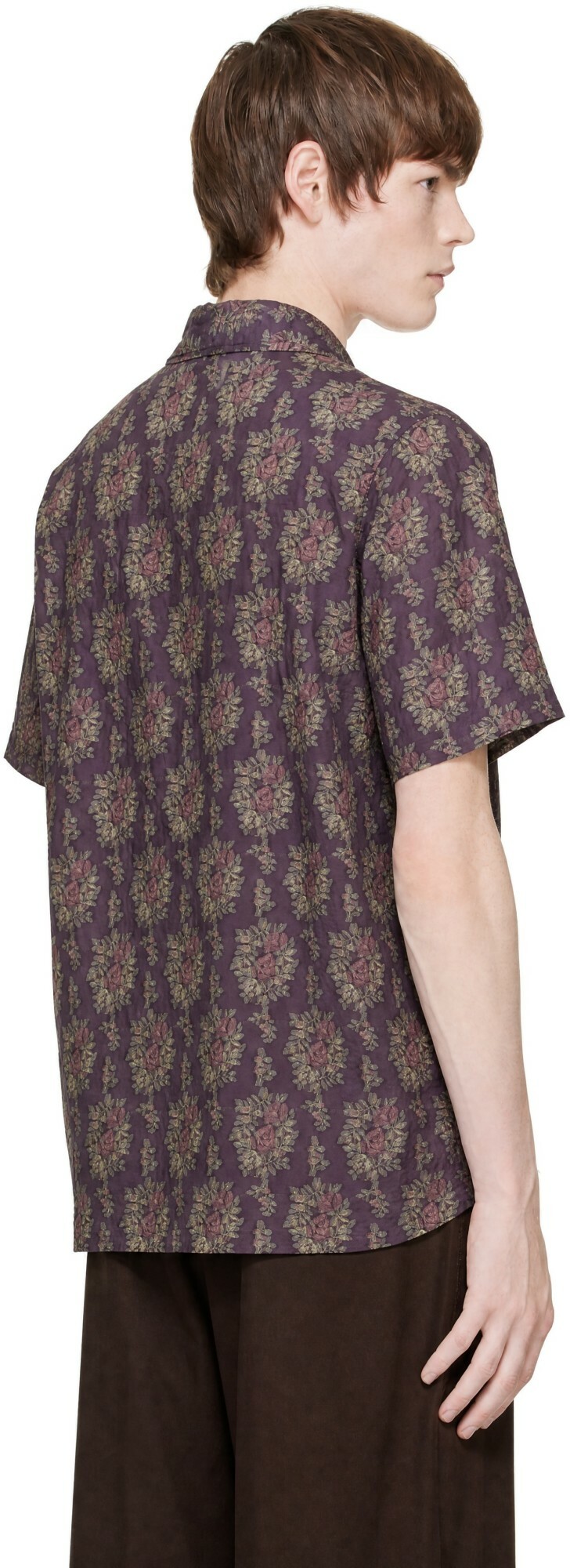NEEDLES Purple Cabana Shirt