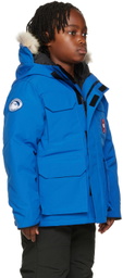 Canada Goose Kids Kids Blue PBI Expedition Down Jacket
