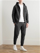 Kingsman - Tapered Logo-Embroidered Cotton and Cashmere-Blend Jersey Sweatpants - Gray