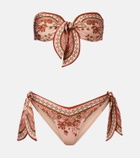 Zimmermann Aster printed bikini