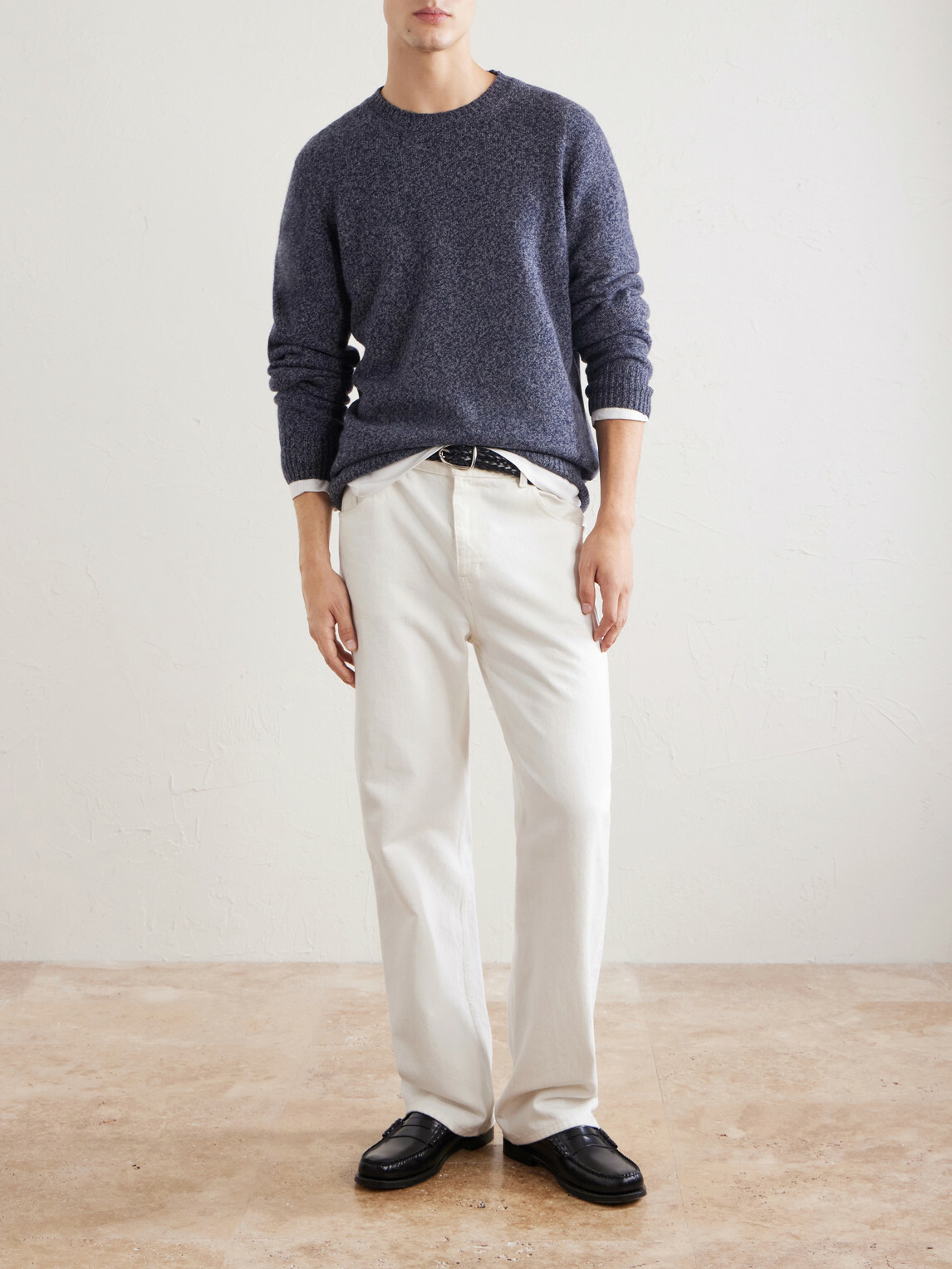 Hartford - Wool Sweater - Blue