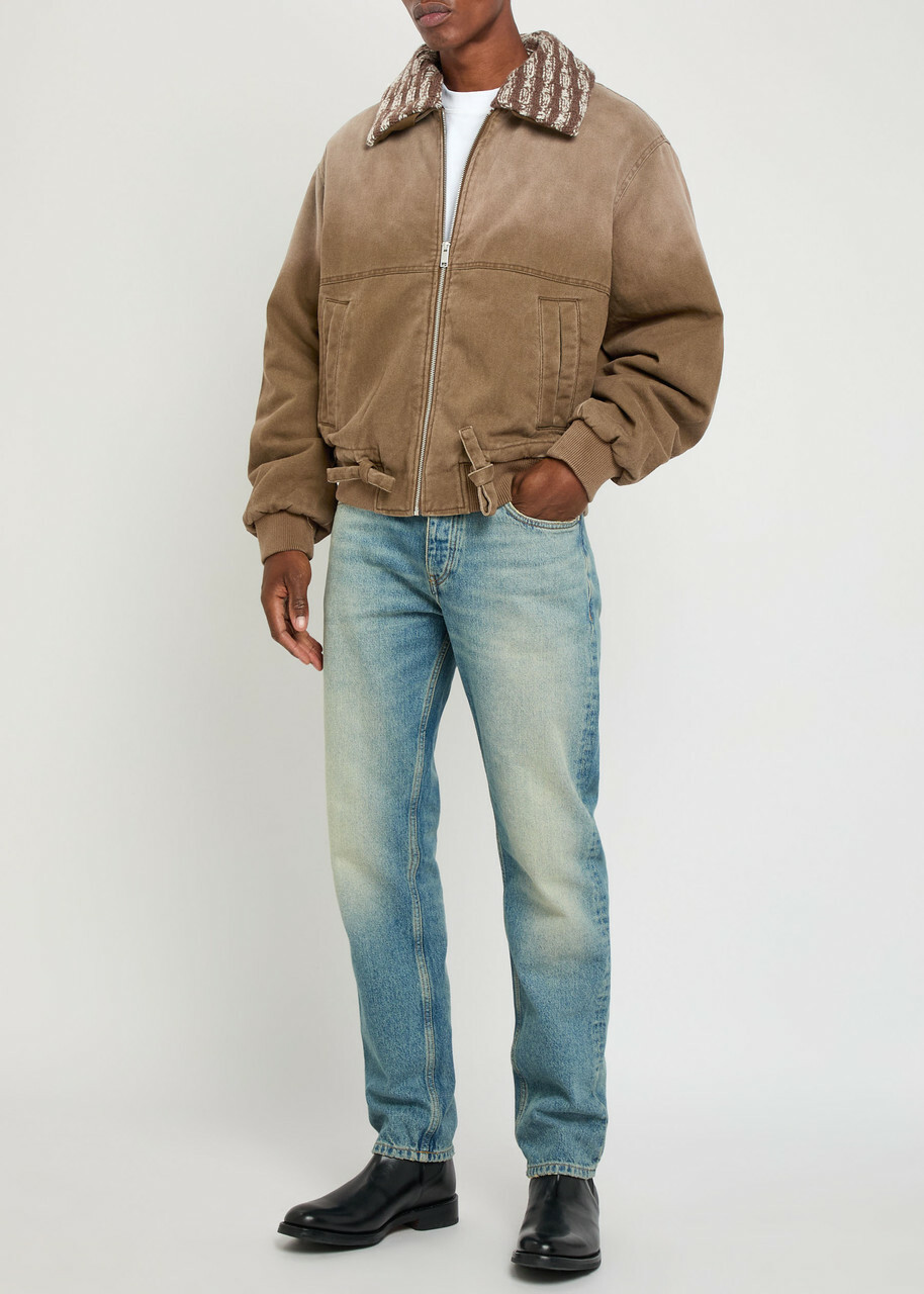 Axel Arigato Axis Denim Jacket Brown