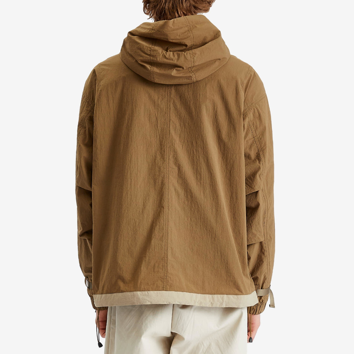 Merely Made Men's Trekking Wind Parka Jacket in Peanut Brown